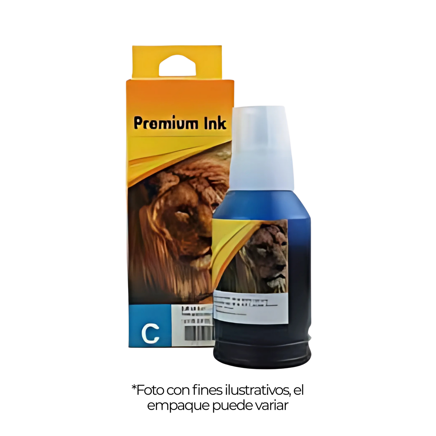 Botella de tinta cyan Tipo Epson T504 (T504220‑AL) Contenido 70 ml