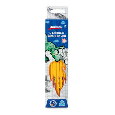 Lapiz de grafito #2 triangular marca Artesco