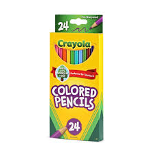 Colores/ pinturas de 24 pz marca Crayola